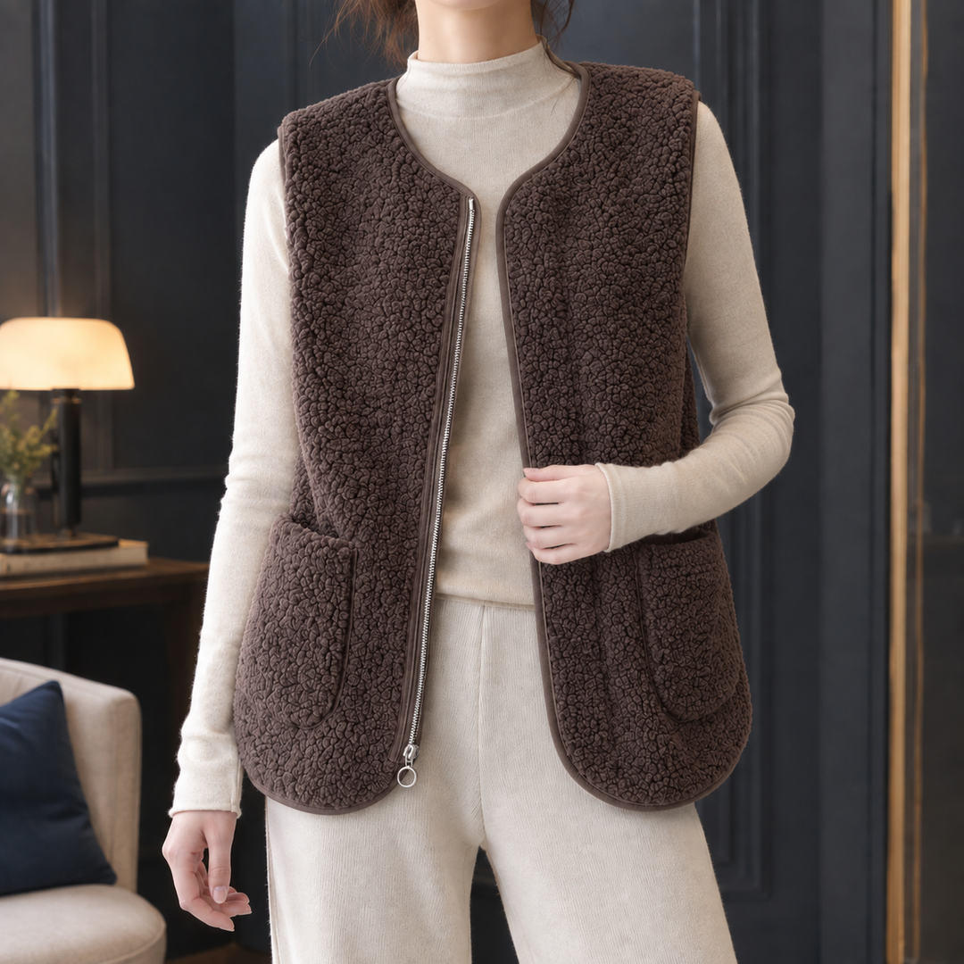 Roseline-Hope Teddy Zip Vest