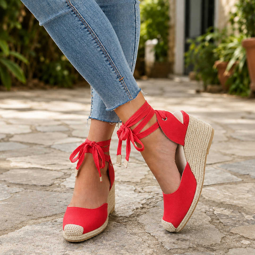 Cardini Lace-Up Wedges