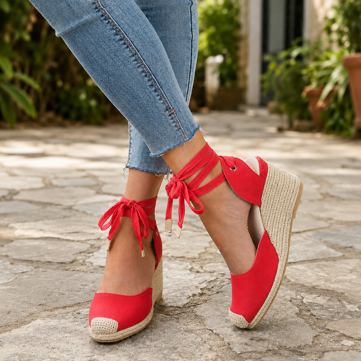 Cardini Lace-Up Wedges