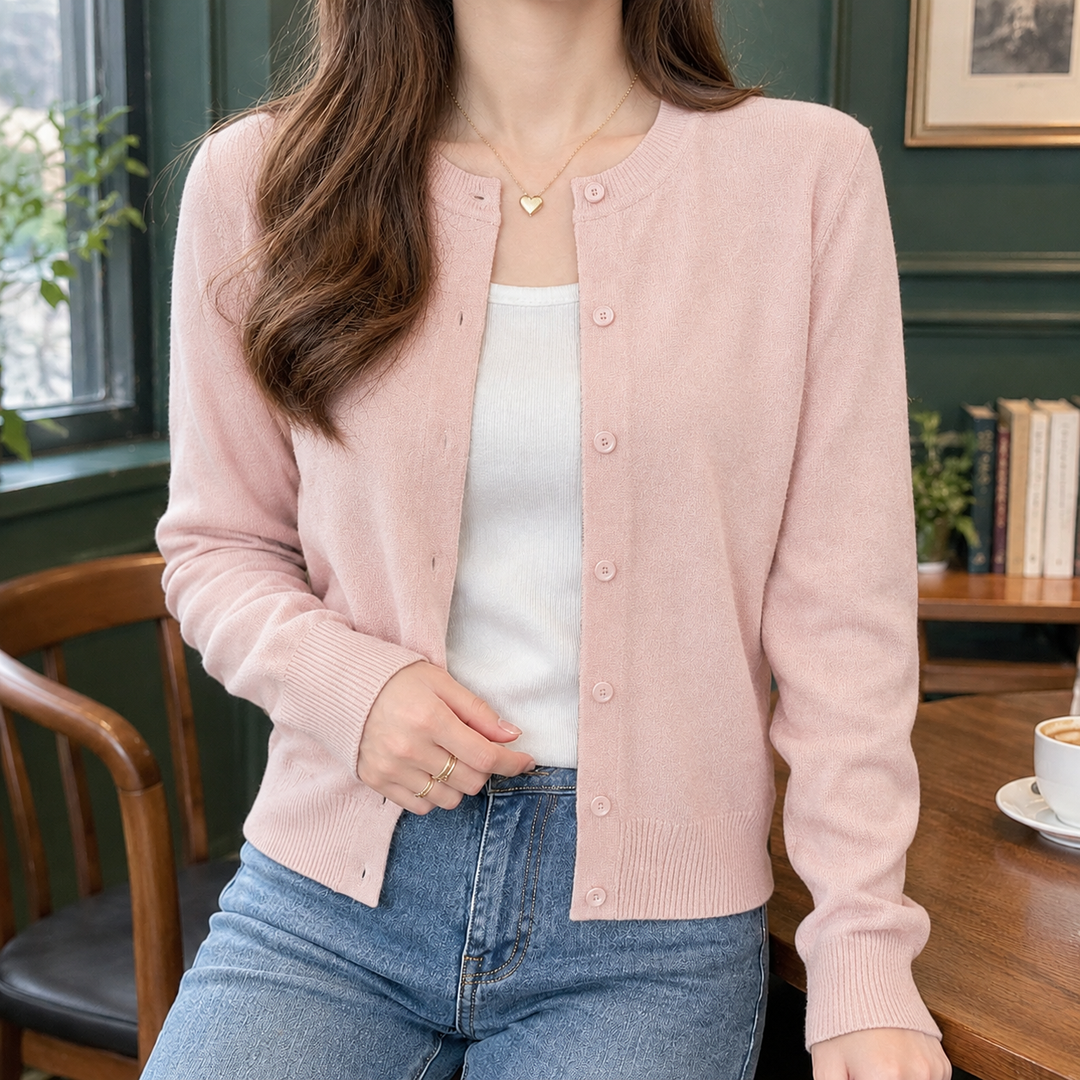 Perla-Rae Fine Knit Cardigan