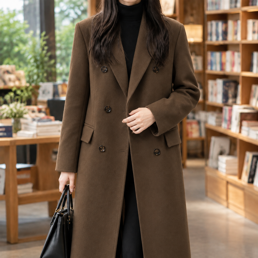 Guinevere-Lane Double Breasted Overcoat