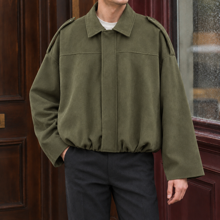 Marco Suede Bomber Jacket