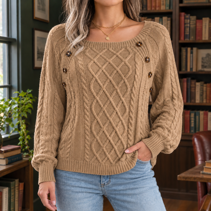 Fenna-Elise Square Neck Sweater