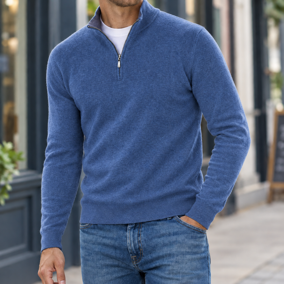 Romano Quarter Zip Sweater