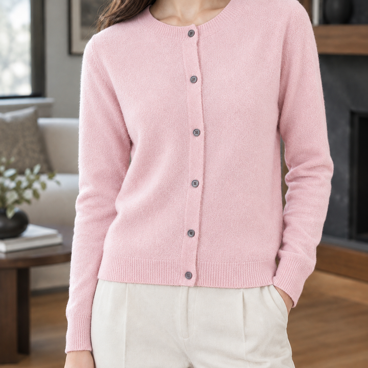 Michelle Round Neck Cardigan