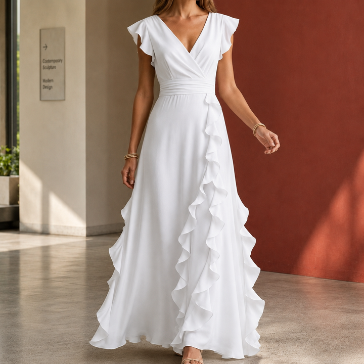 Anais-June Ruffle Maxi Dress