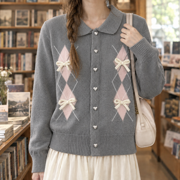 Hazel-Rae Bow Cardigan