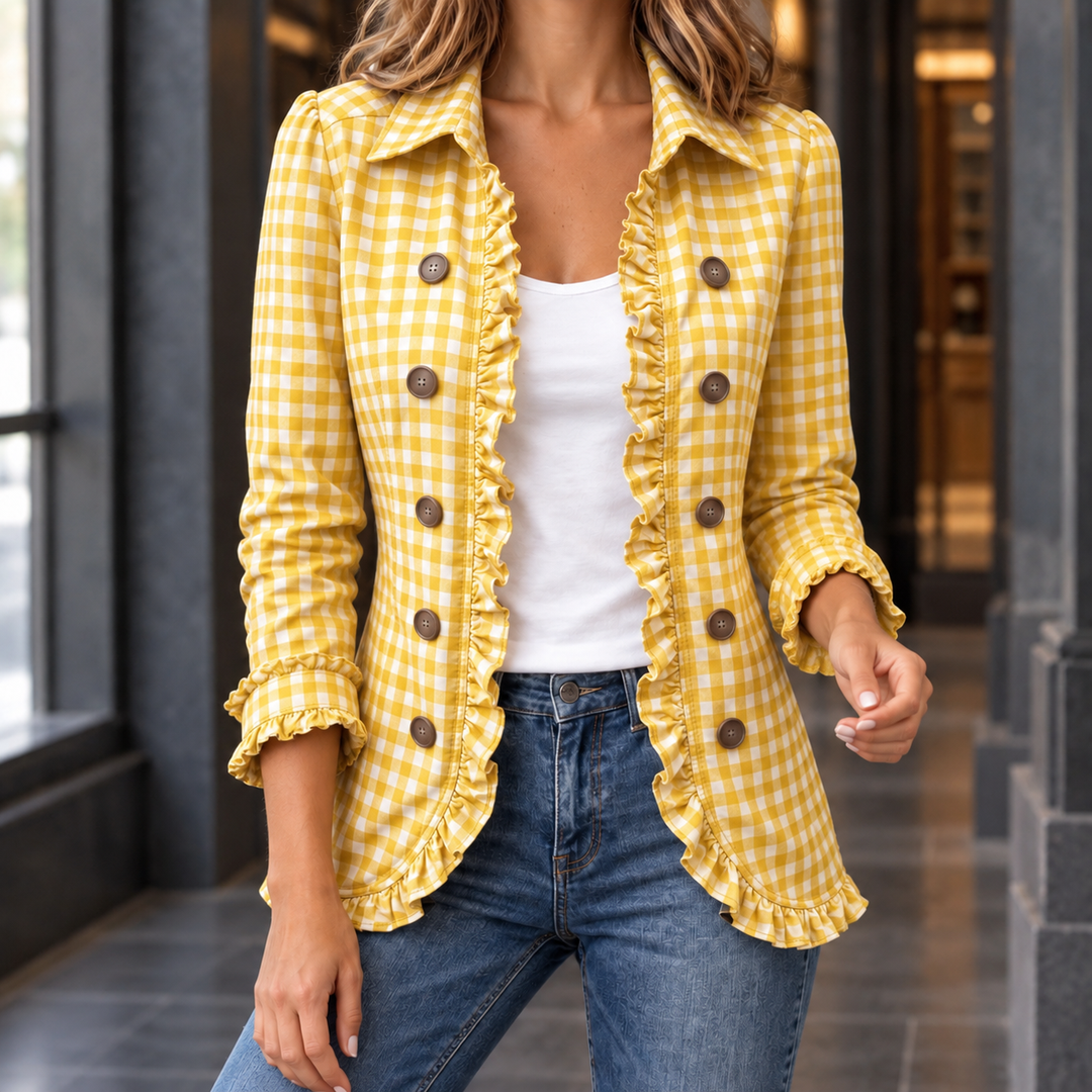 Marina-Louise Gingham Jacket