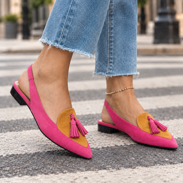 Rimini Tassel Slingbacks