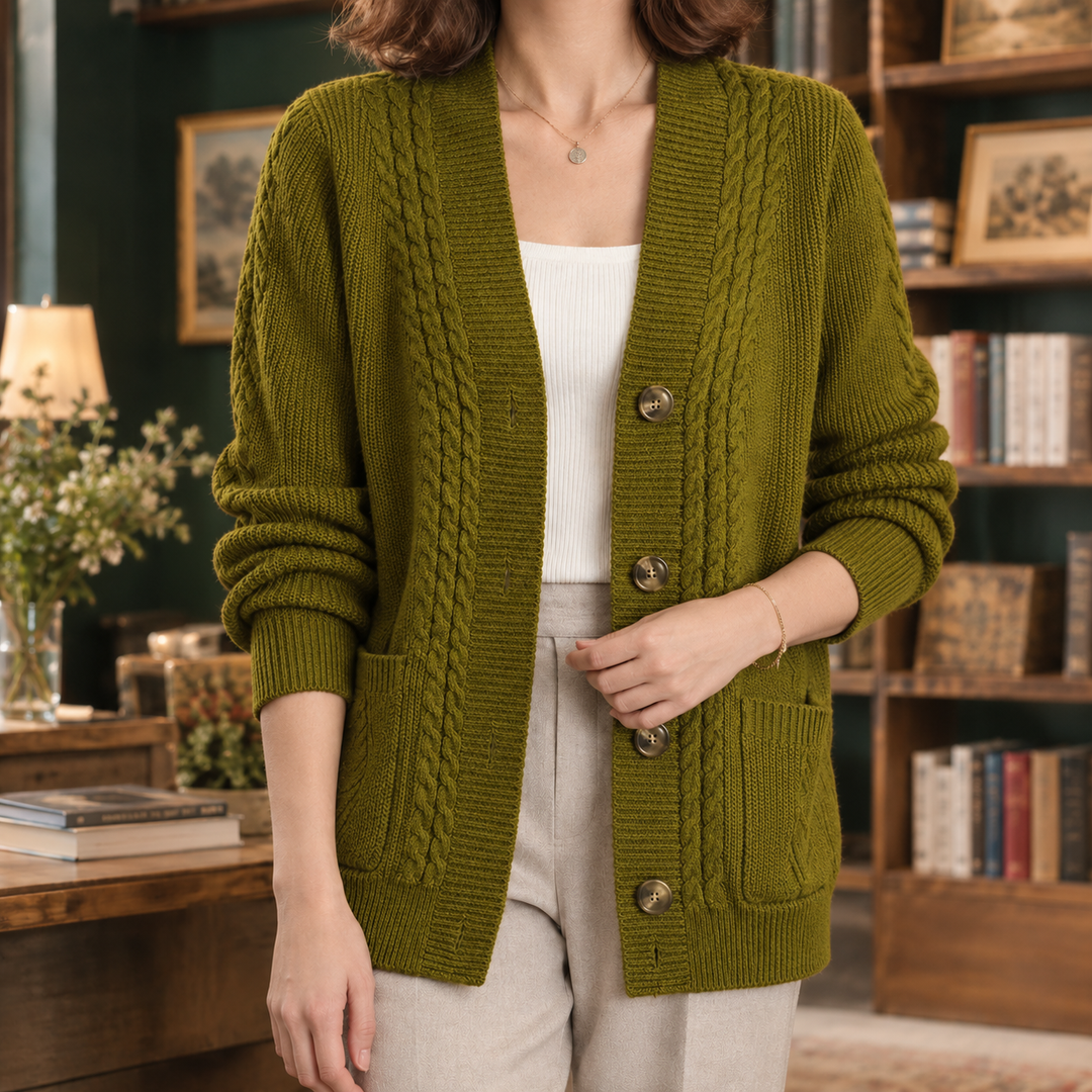 Susannah Cable Knit Cardigan