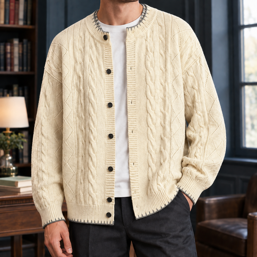 Hugh Cable Cardigan