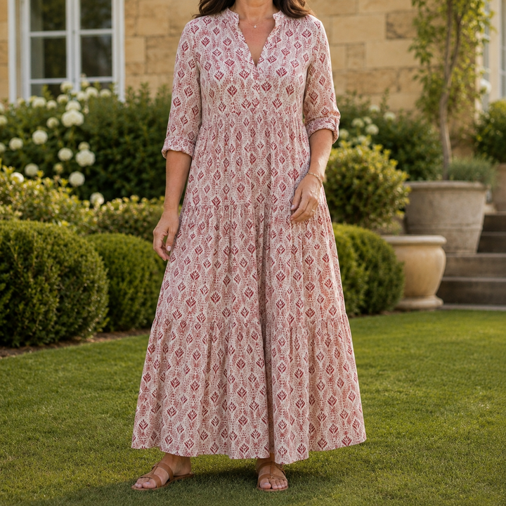 Honora Tiered Maxi Dress