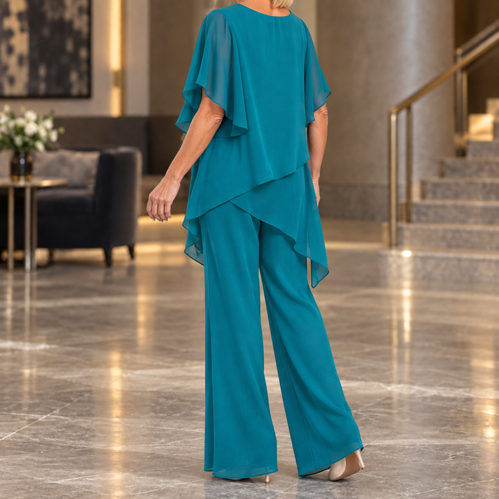 Tamsin-Faye Layered Pants Set