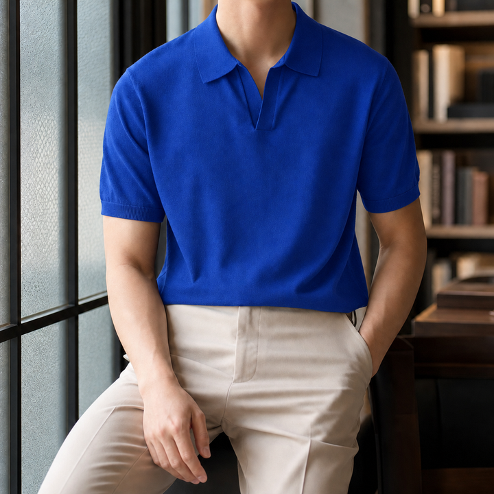Austin Open Collar Polo