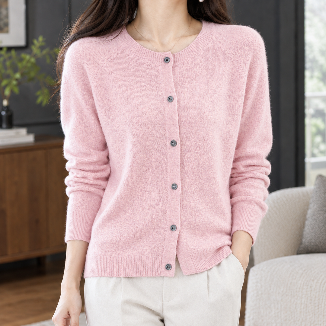 Michelle Round Neck Cardigan