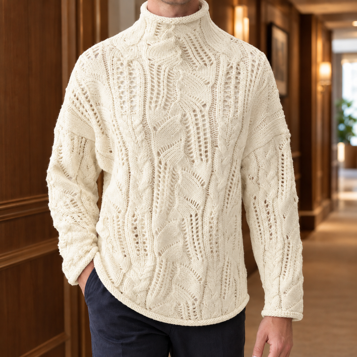 Valentin Openwork Sweater