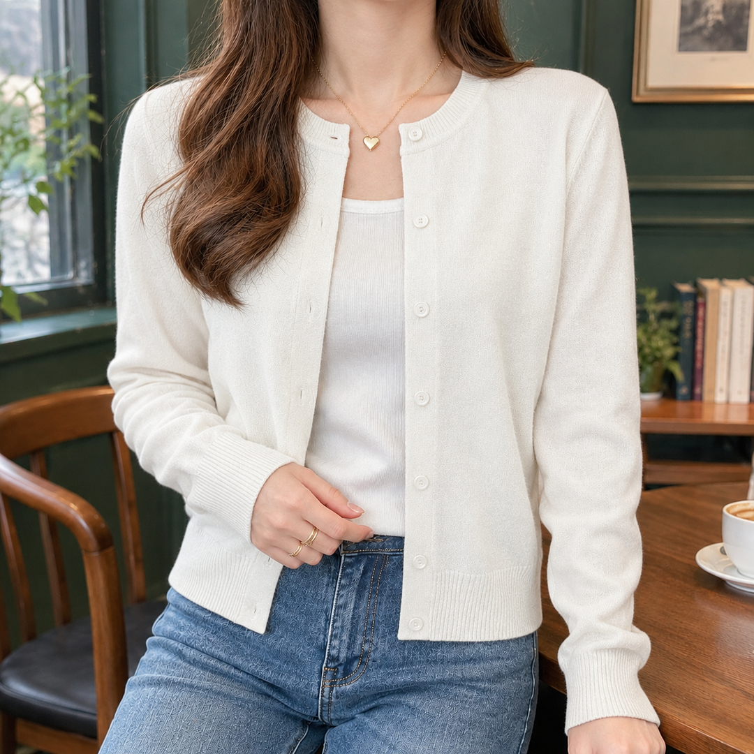 Perla-Rae Fine Knit Cardigan