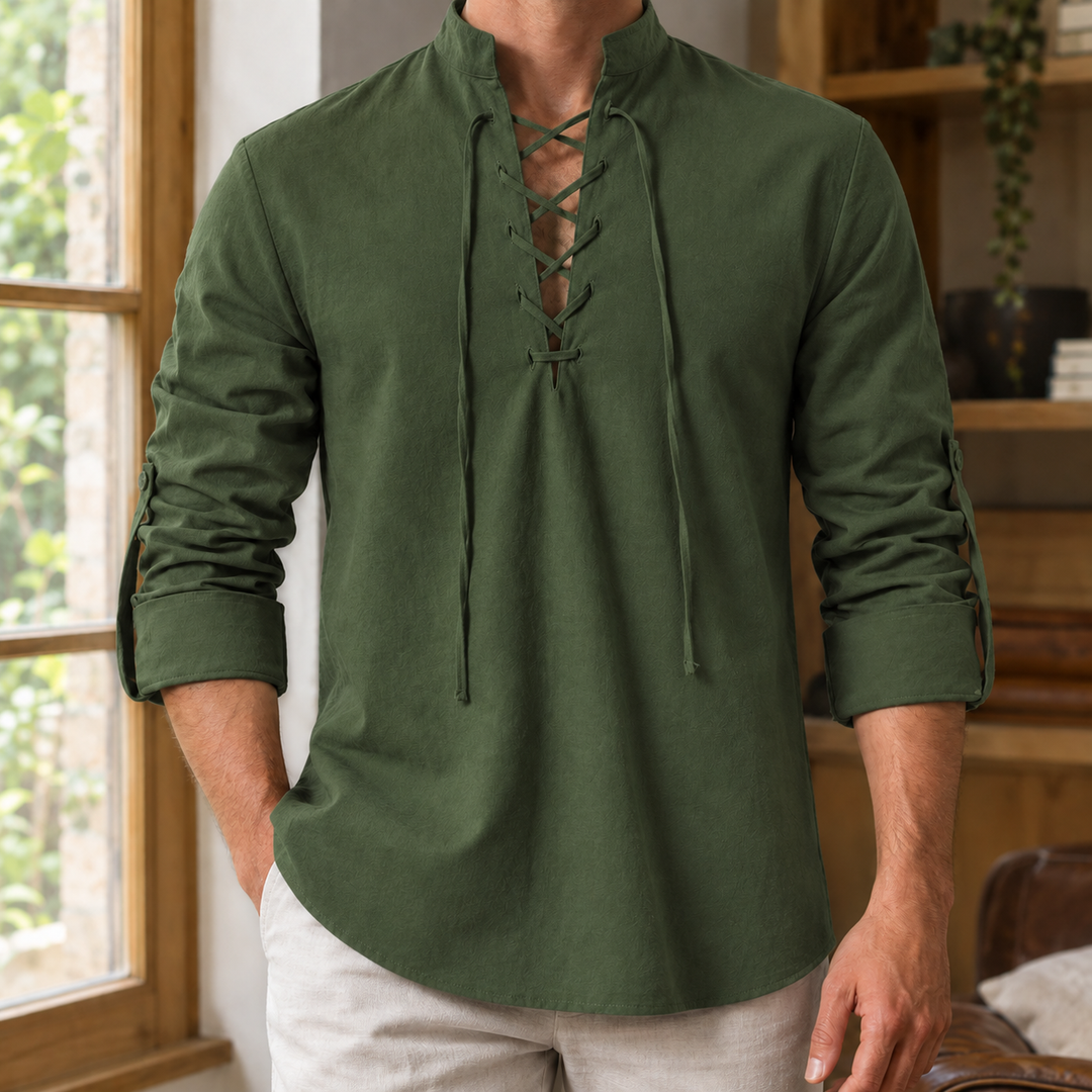 Hudson Lace-Up Shirt