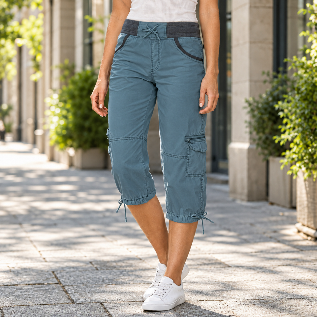 Elise-Skye Cargo Capri Pants