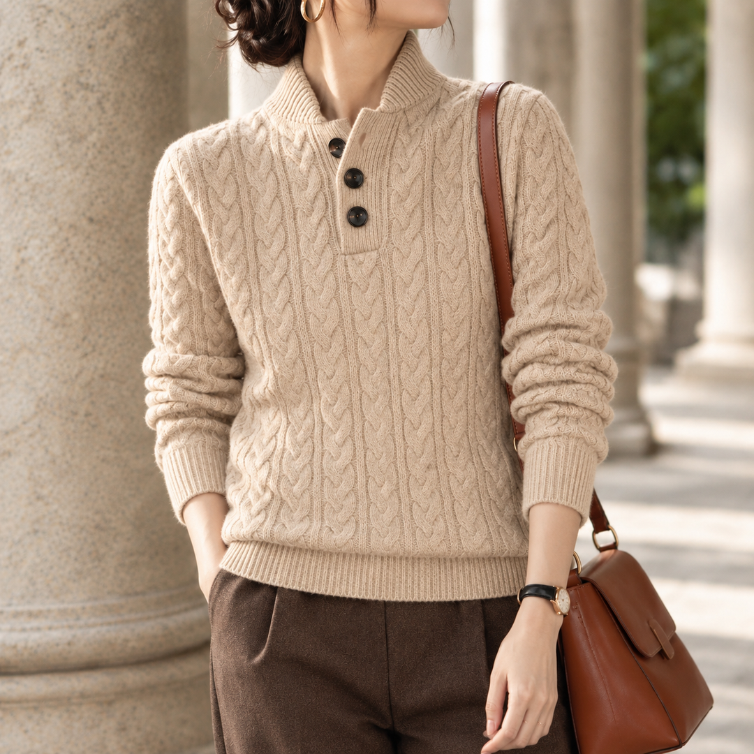 Brigitta-Rae Cable Knit Sweater