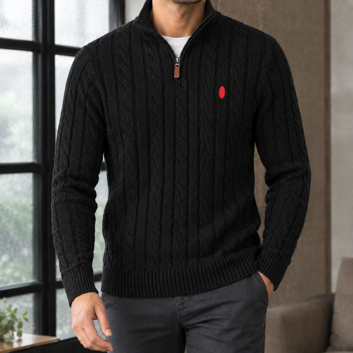 Freddie Cable Knit Sweater
