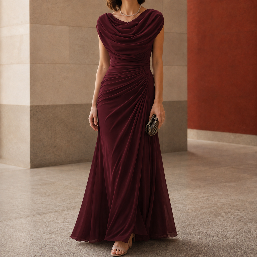 Sylvie-Skye Cowl Maxi Dress