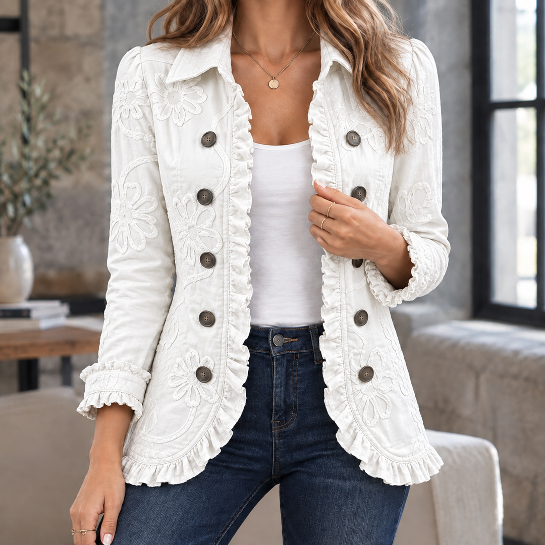 Sharon-Marie Ruffle Overshirt