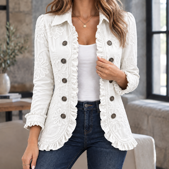 Sharon-Marie Ruffle Overshirt