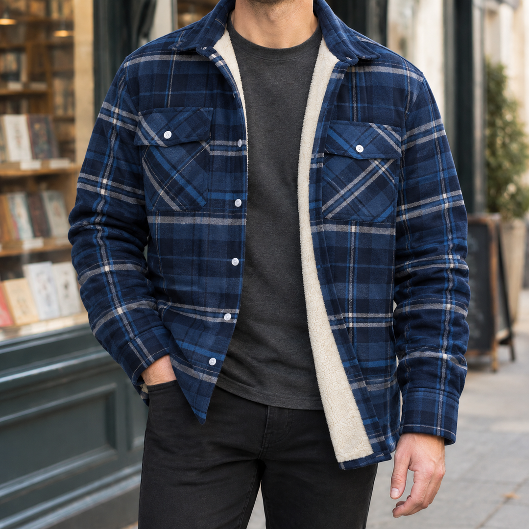 Dario Plaid Lined Jacket