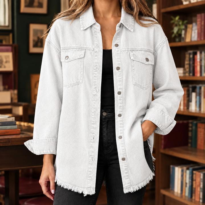 Claudia Frayed Overshirt