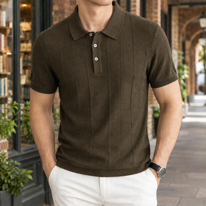 Florian Ribbed Polo
