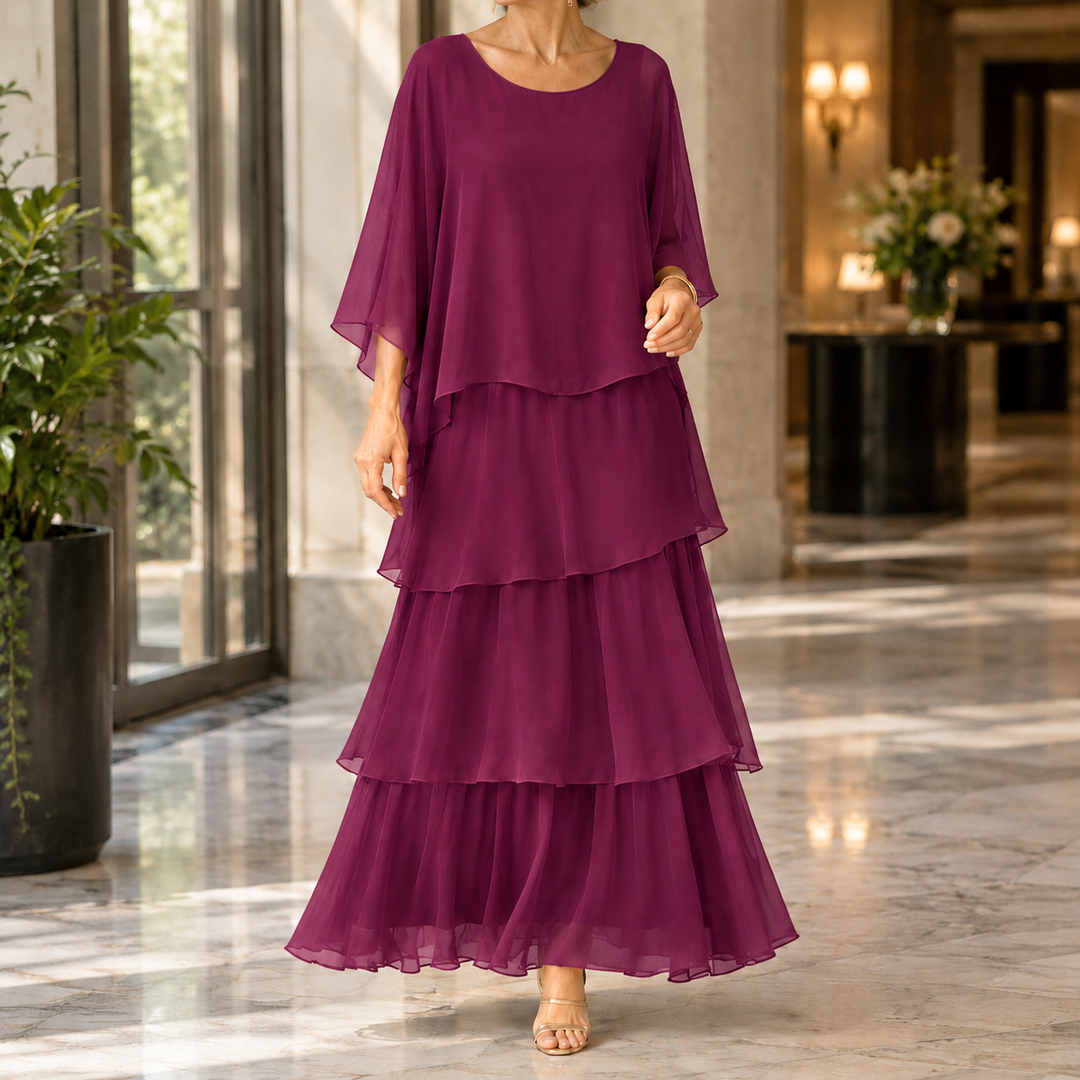 Theodora-Eve Layered Maxi Dress