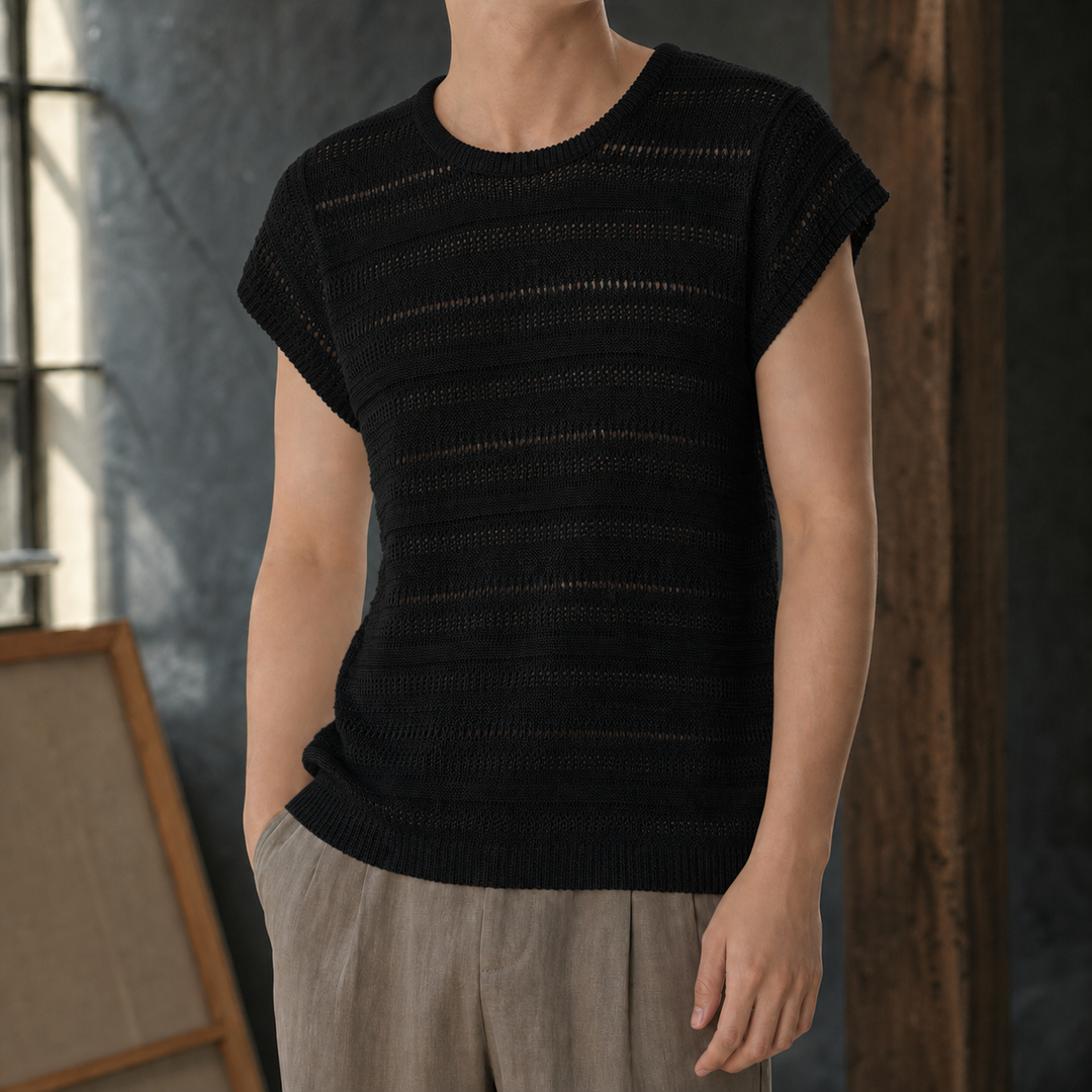 Nico Openwork Knit Top