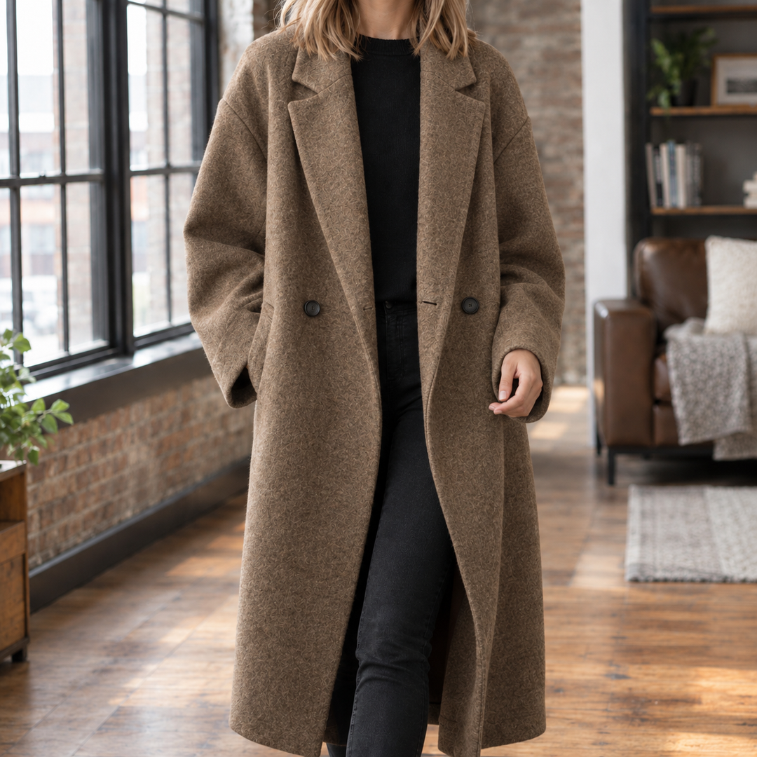 Serena-Faye Wool Blend Coat