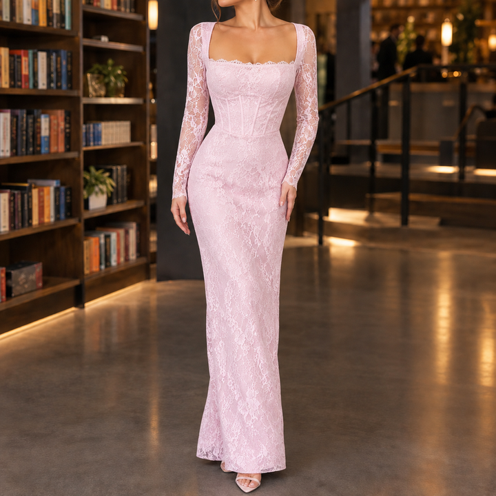 Zoe-Faye Lace Maxi Dress