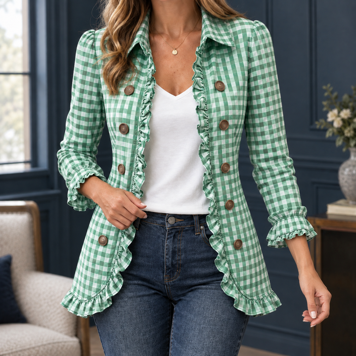 Danielle-Lane Gingham Overshirt