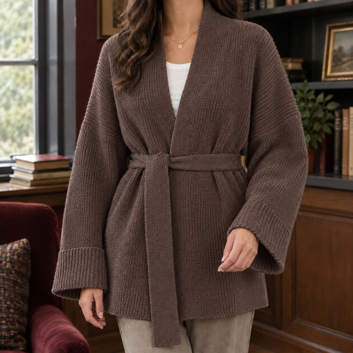 Michelle-Jade Belted Cardigan