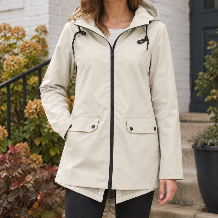 Talia-Sage Hooded Jacket