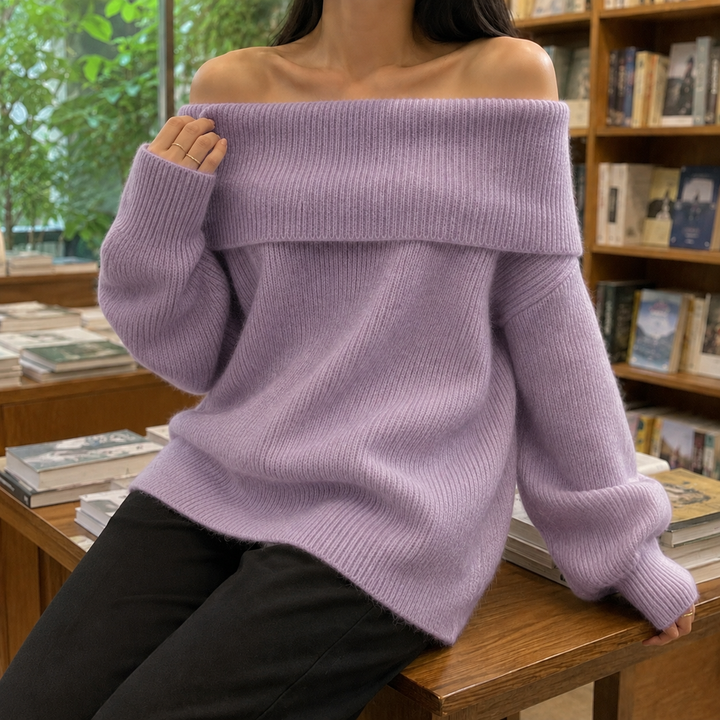 Mercedes Off-Shoulder Sweater