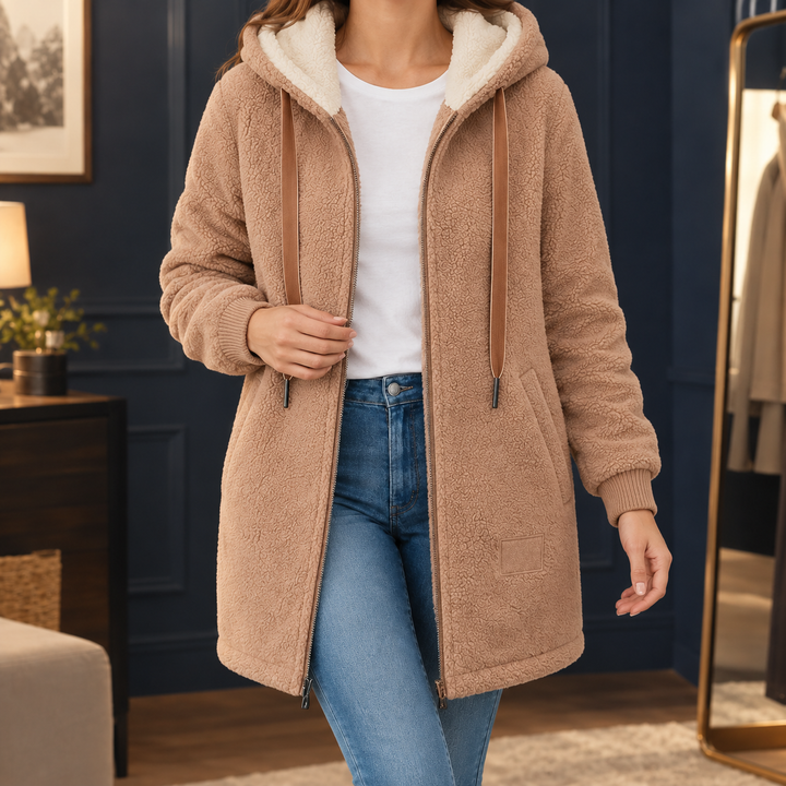 Fleur-Faye Hooded Fleece Jacket