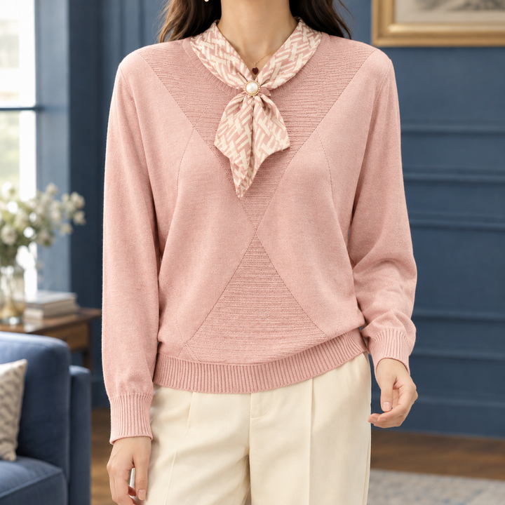 Doverton Scarf Neck Sweater