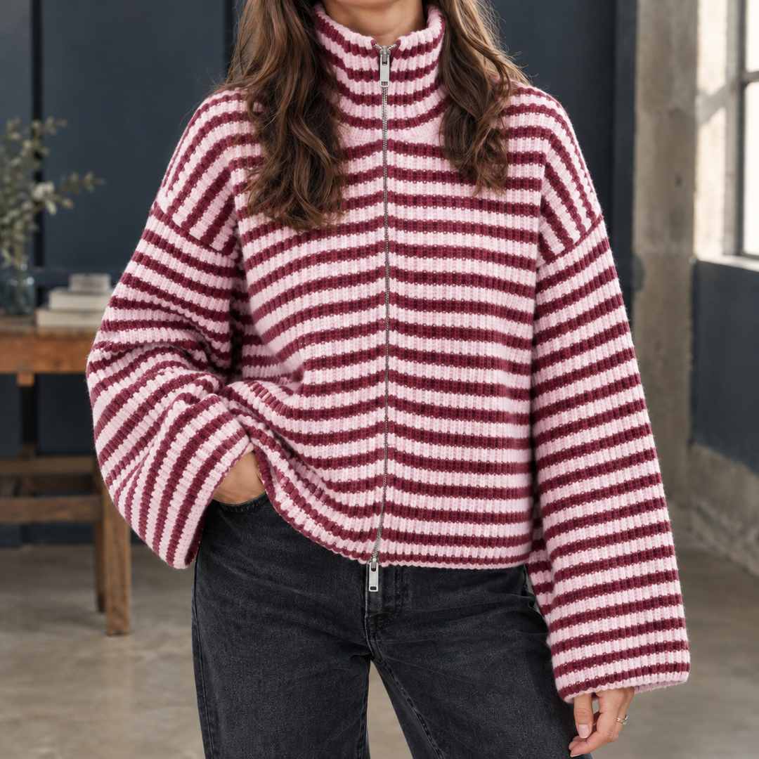 Olive Ribbed Sweater
