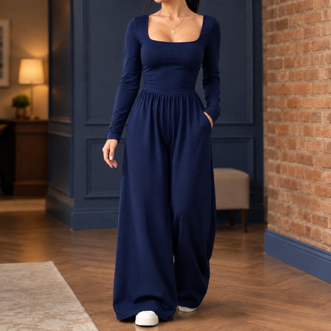 Sylvaine-Claire Wide Leg Jumpsuit