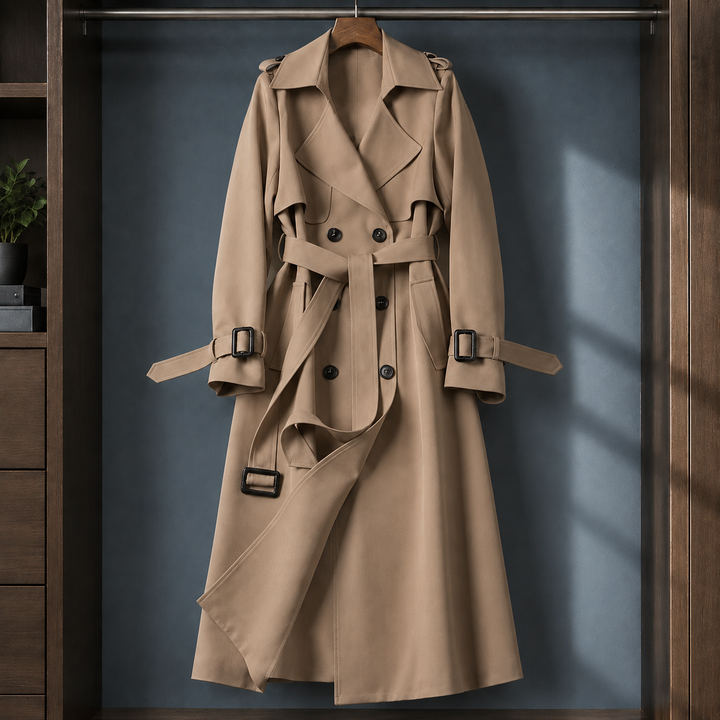 Ancelin-Grace Belted Overcoat
