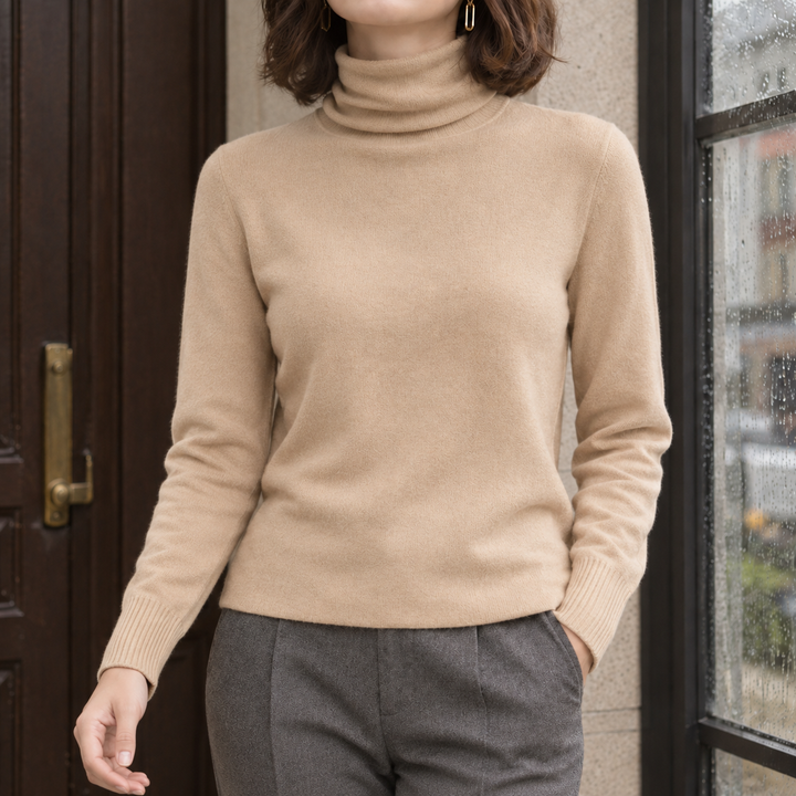 Arwen-Claire Wool Turtleneck Sweater