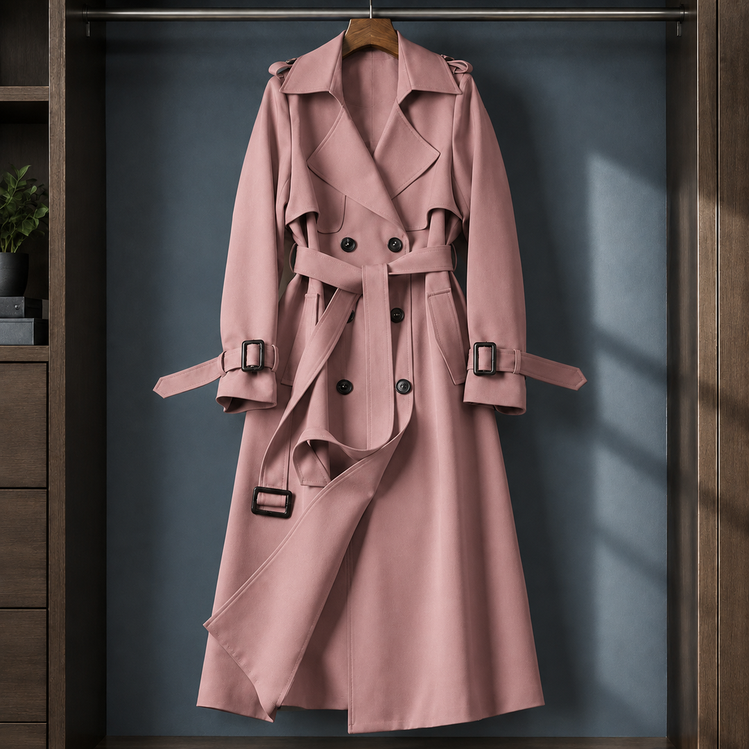 Ancelin-Grace Belted Overcoat