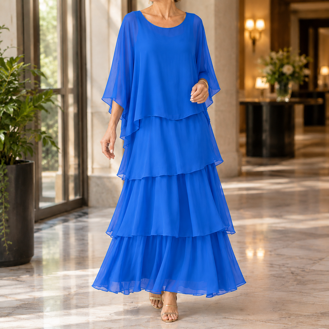 Theodora-Eve Layered Maxi Dress