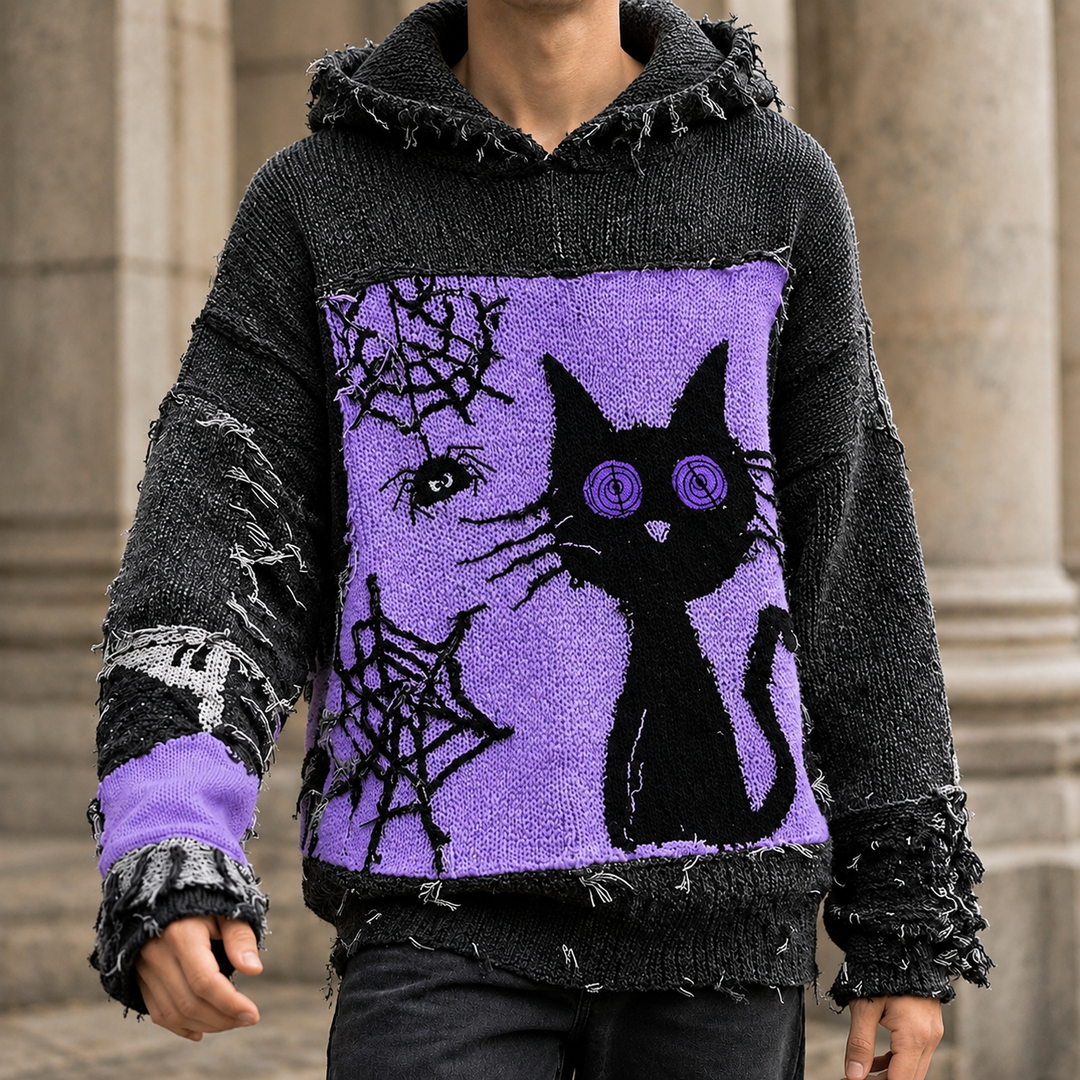 Valentin Cat Graphic Sweater