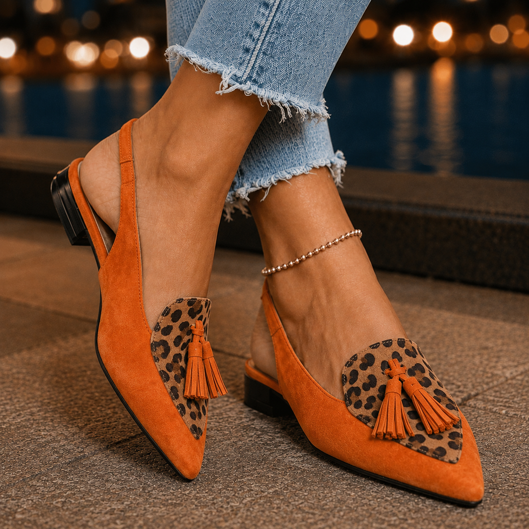 Caruso Tassel Slingbacks