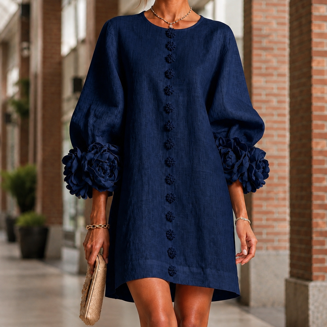 Elise Floral Cuff Dress